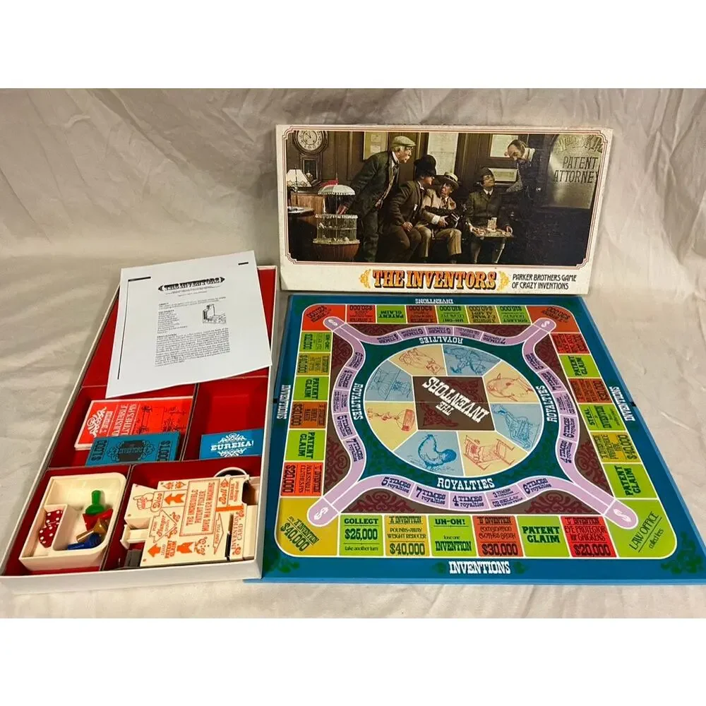 The Inventors Board Game 1974 Vintage